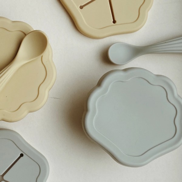 Baby Ess-Lernset, Pastellgelb