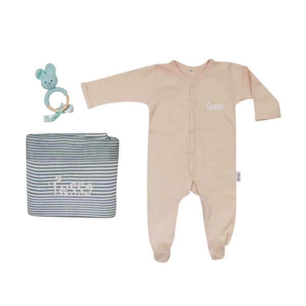 Essentials Babyset - Authentic pieces, cream &amp; mint, creamwhite