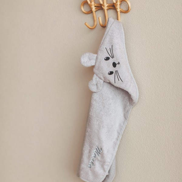 Kapuzenbadetuch, Maus