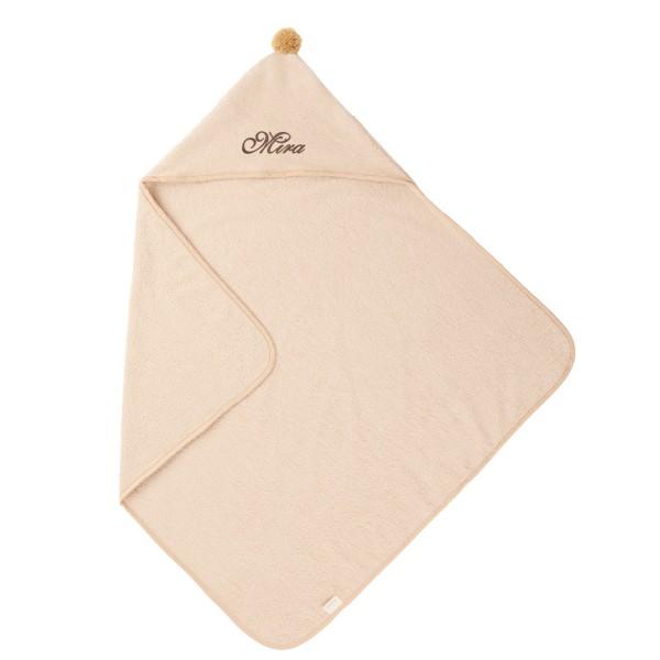 Kapuzenbadetuch, Latte