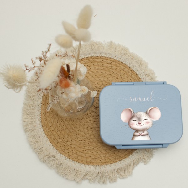 Lunchbox Kinder Mäuschen, Blue