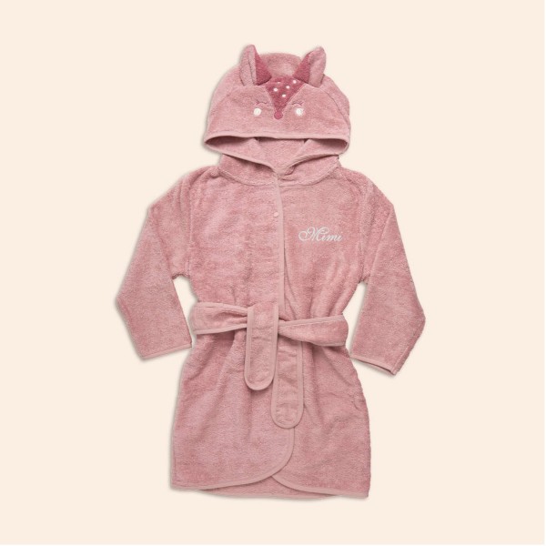 Bathrobe, Deer, Misty Rose, Pippi