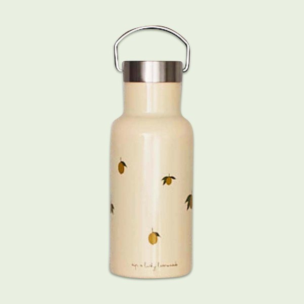 Steel Bottle Lemon 350ml, Konges Sløjd