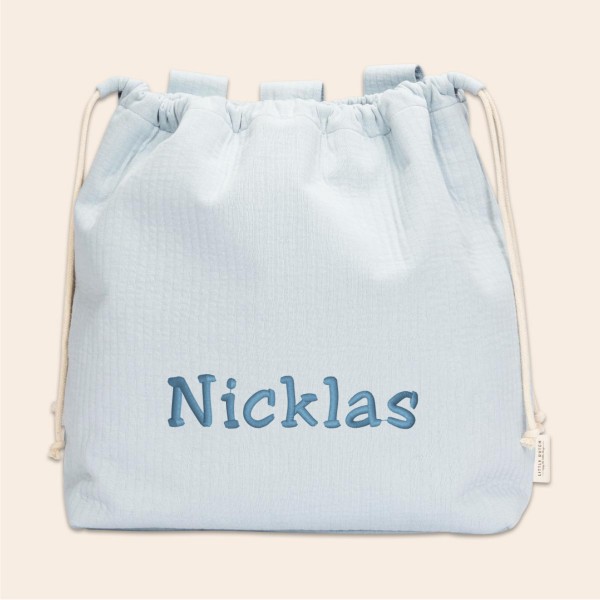 Toy Bag Pure Soft Blue, Little Dutch