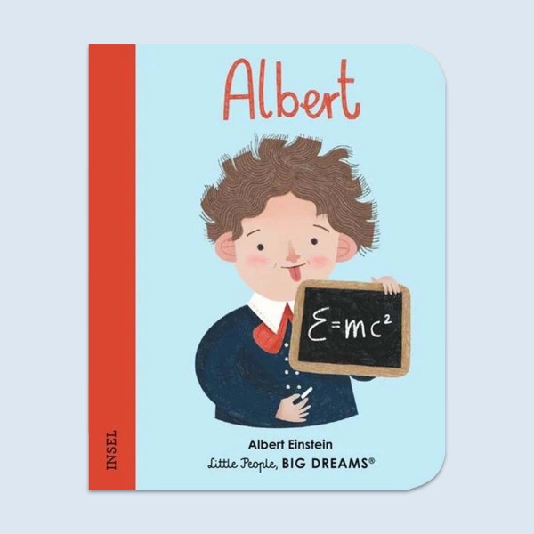 Albert Einstein, Mini Pappbilderbuch