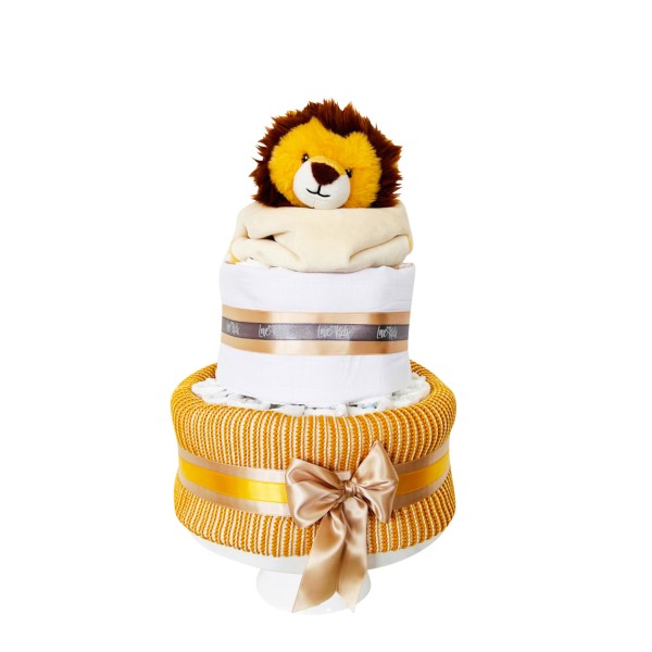 Gâteau de couches Lion Moyen, Love Kids