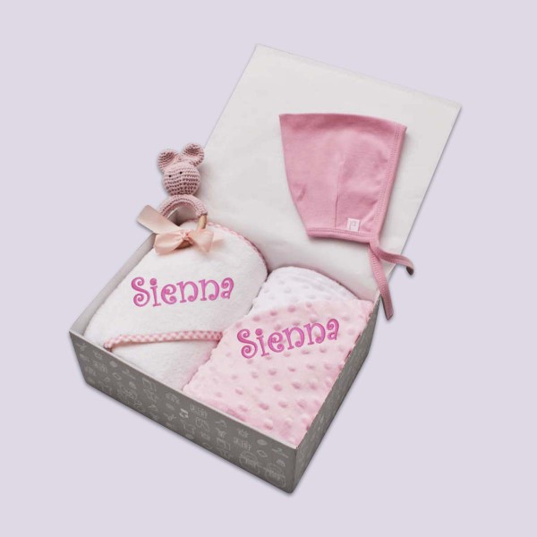 Luxus Baby-Set mit Rassel, La Vie en Rose, 2