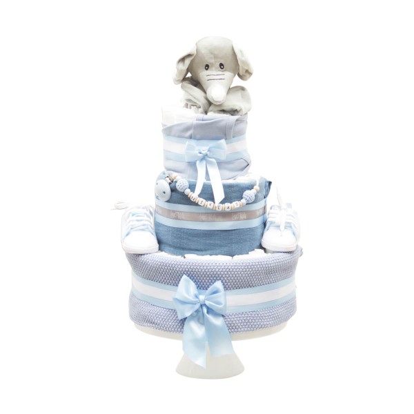Nappy cake Elephant Deluxe, Love Kids
