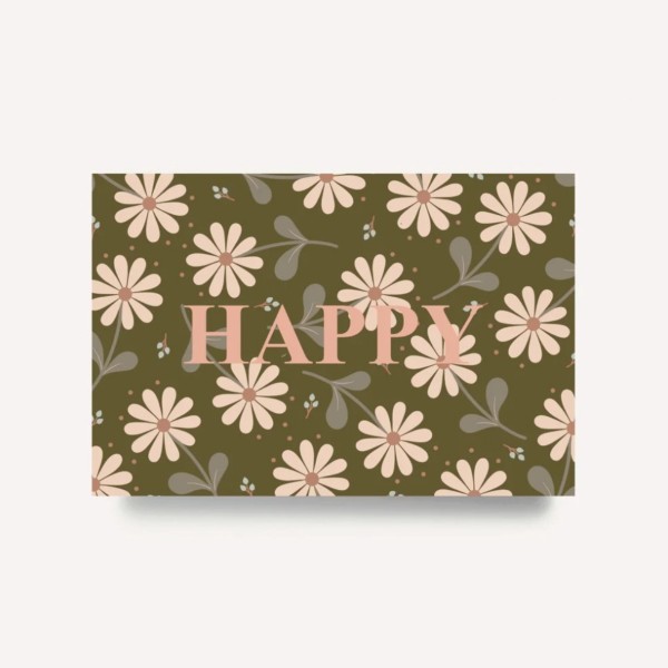 Carte de voeux HAPPY, Les yeux fripons