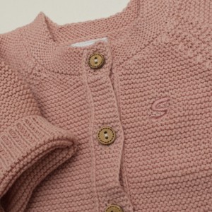 ♡bebe♡　0912 Cardigan bébé à broderies florales - TARTINE ET CHOCOLAT