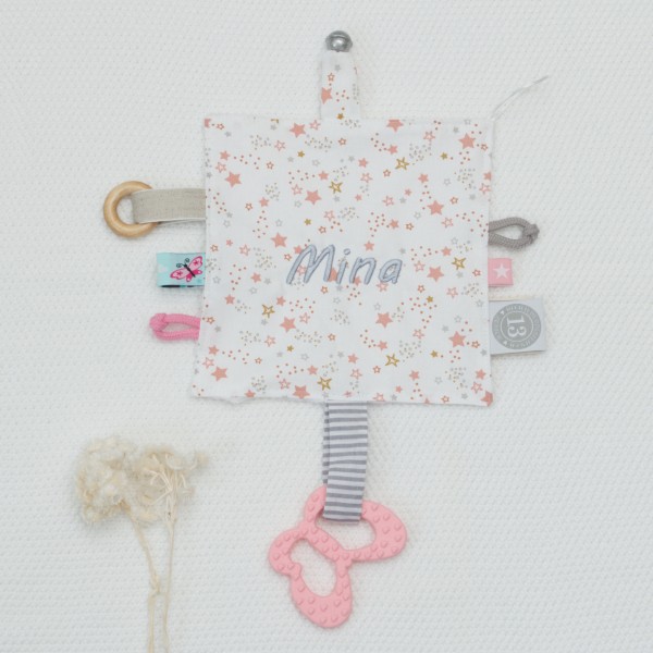 Papier froissé bébé, étoiles