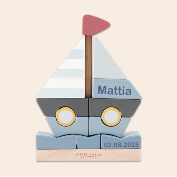 Wooden Boat Game, Little Dutch