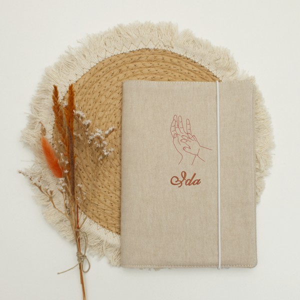 Pochette pour carnet de santé, mains