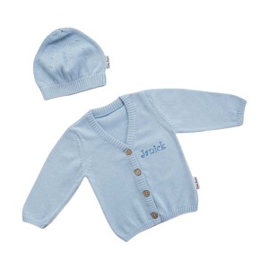 Preview: Cardigan and hat, Blue Preview: Cardigan and hat, Blue