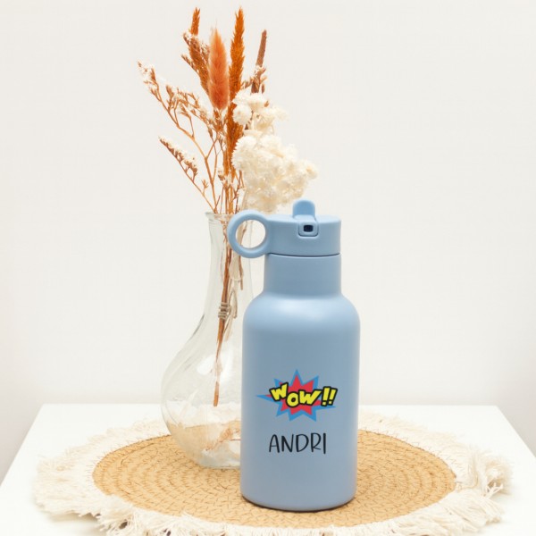 Kinder Trinkflasche WOW 350 ml, Blue