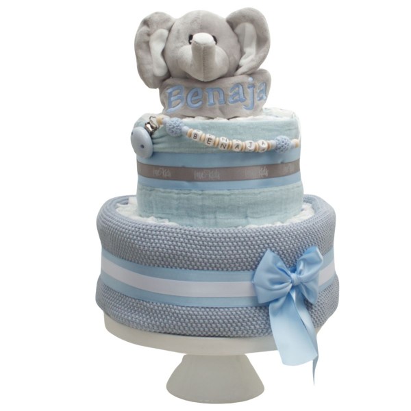 Nappy cake Elephant Medium, Love Kids