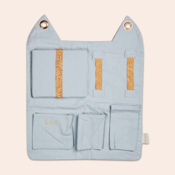 Wand Organizer, Grau Blau, 1