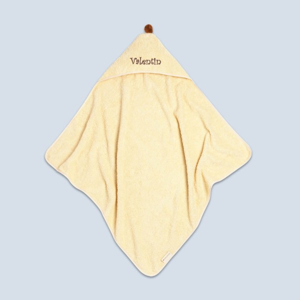 Hooded Towel, Vanilla, Nobodinoz