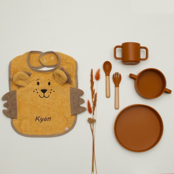 Babygeschirr Set, Löwe