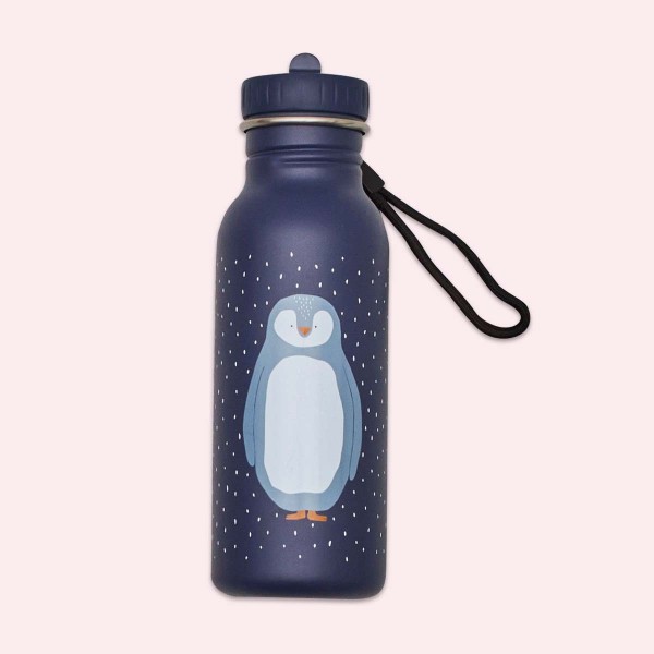 Grosse Stahltrinkflasche 500ml, Herr Pinguin, 1