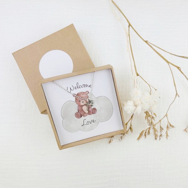 Kinder Armband mit Anhänger zur Geburt
