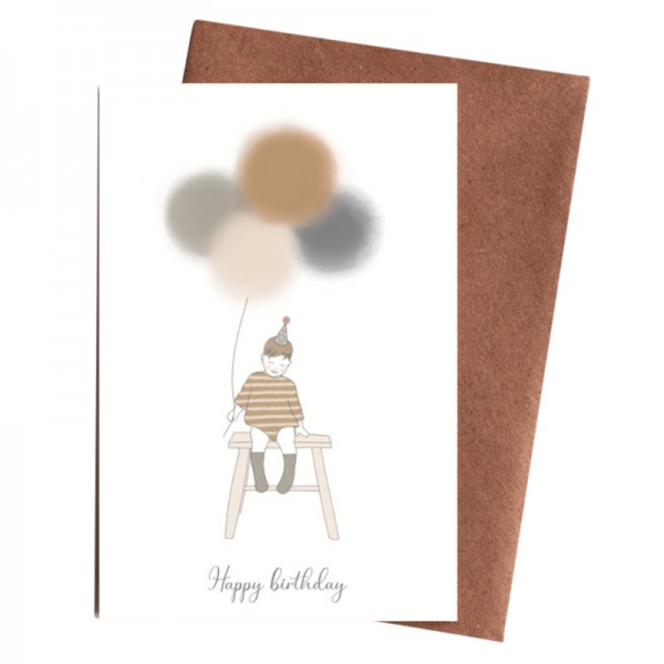 Greetings card, Happy Birthday, boy
