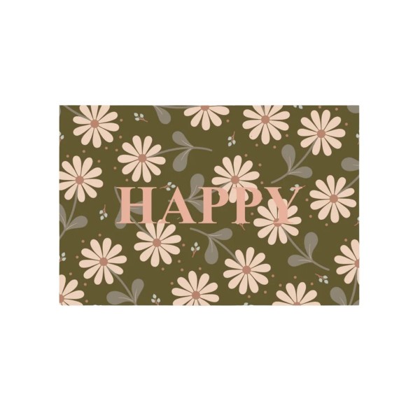 Grusskarte HAPPY