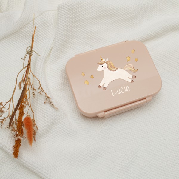 Lunchbox Kinder Einhorn, Blush Pink