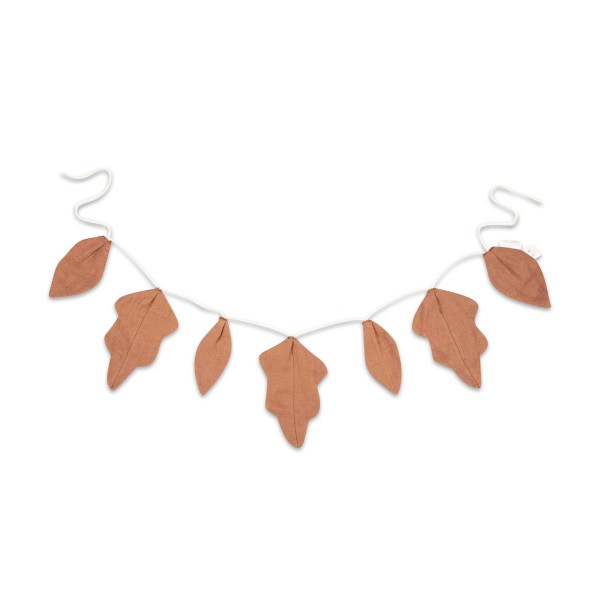 Guirlande de feuilles, noisette