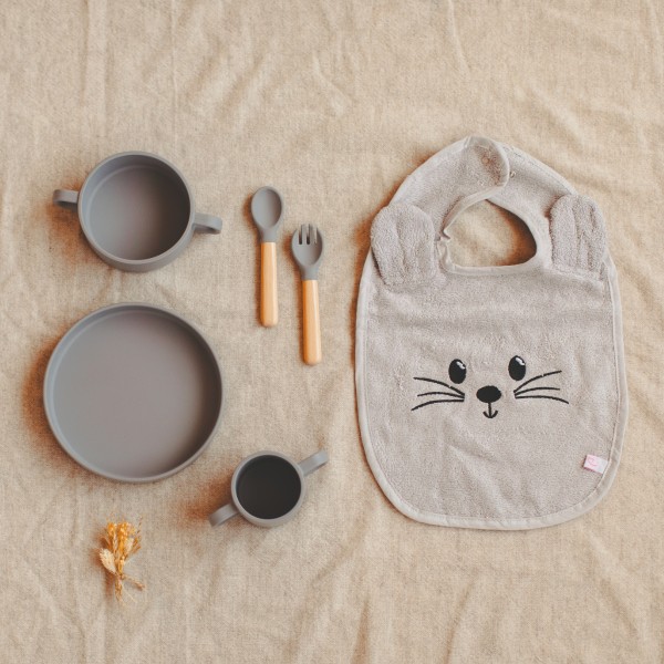 Bib &amp; Tableware Set, Director Mouse