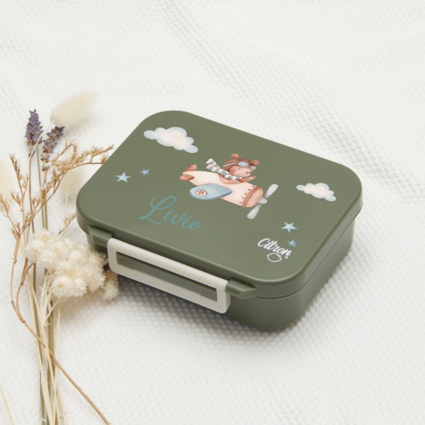 Lunchbox Kinder Flugzeug klein