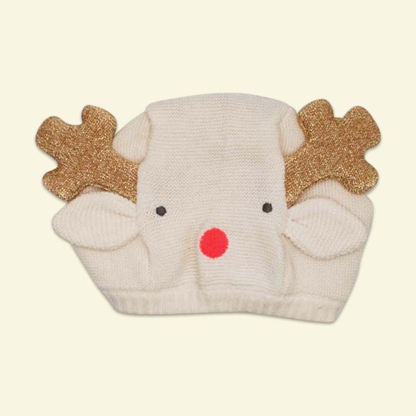 Baby Strickmützchen Rentier, 1