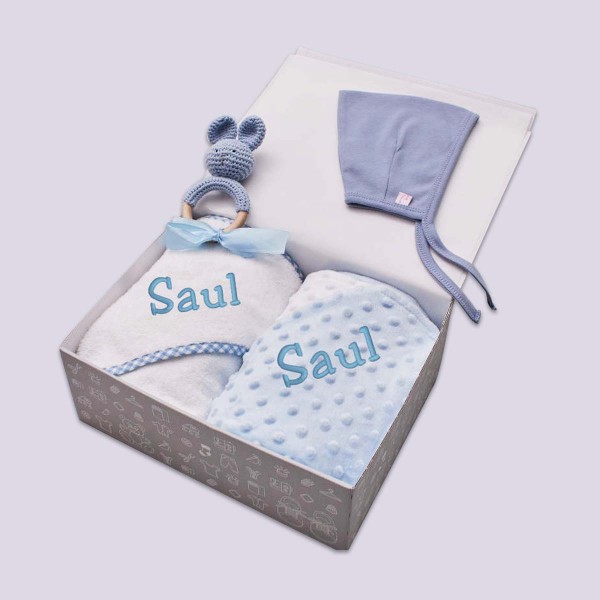 Baby Geschenkset Luxus, Blau