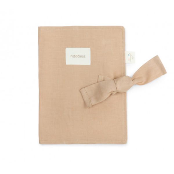 Health record book cover Lin Francais, sand