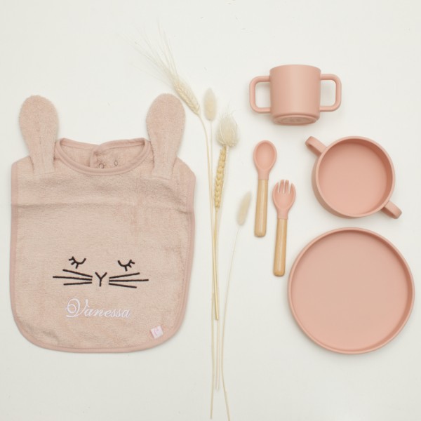Babygeschirr Set, Hase
