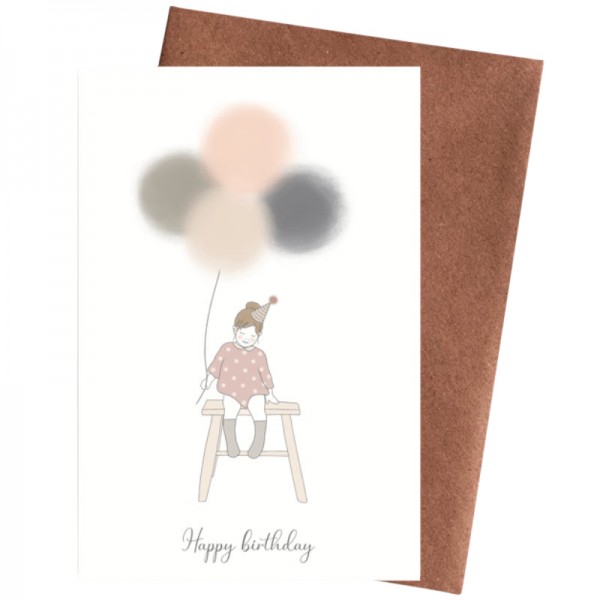 Greetings card, Happy Birthday, girl