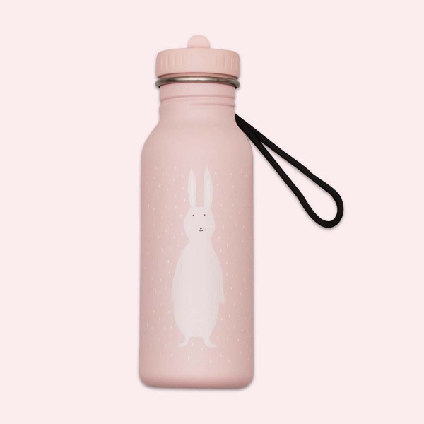 Grosse Stahltrinkflasche 500ml, Frau Hase, 1