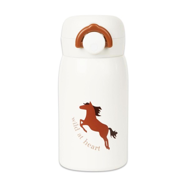 Kinder Trinkflasche Stahl klein Pferd 320 ml
