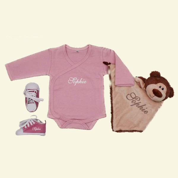 Essentials Babyset - bear, pink