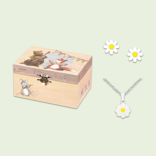 Children&#039;s gift set jewellery flower