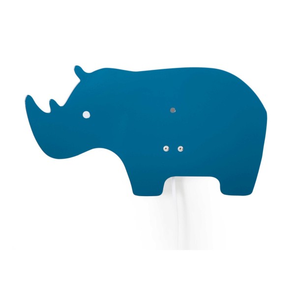 Lampe murale, rhinocéros