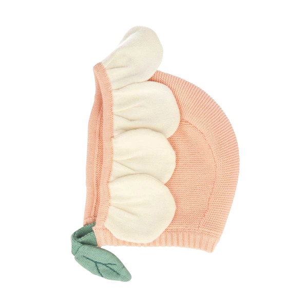 Bonnet bébé fleur