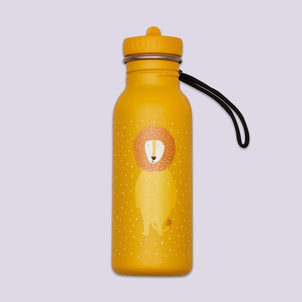 Grosse Stahltrinkflasche 500ml, Herr Löwe, 1