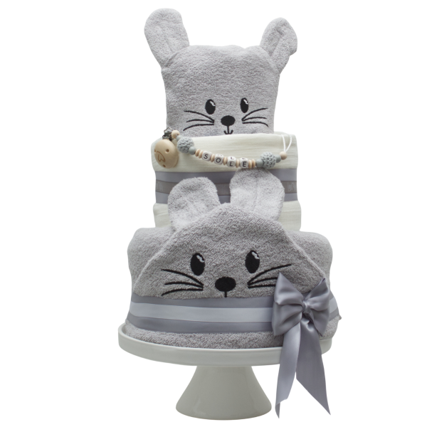 Gâteau de couches Moyen, le temps du bain - Directeur Souris