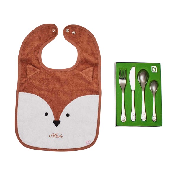 Coffret &quot;Bon appétit&quot;, Maître Renard, coton biologique