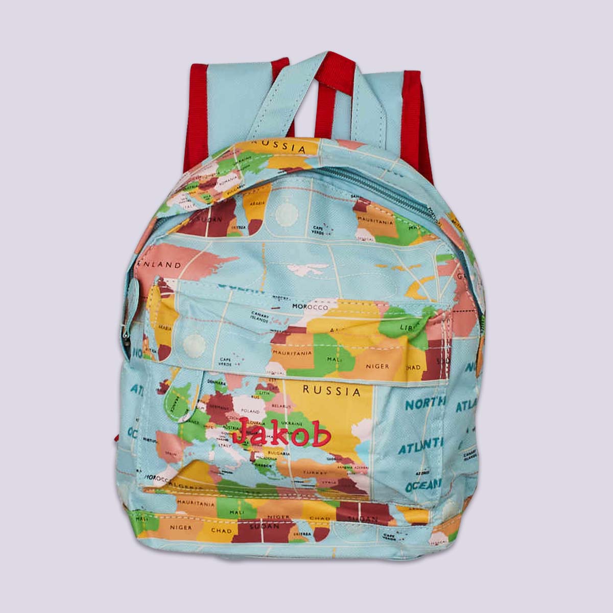 World Map Mini Backpack Love Kids