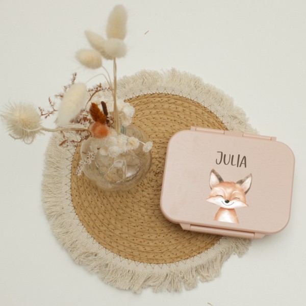 Lunchbox Kinder Fuchs, Blush Pink