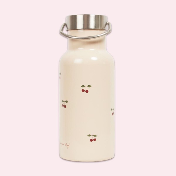 Kinder Trinkflasche Stahl Cherry 350ml