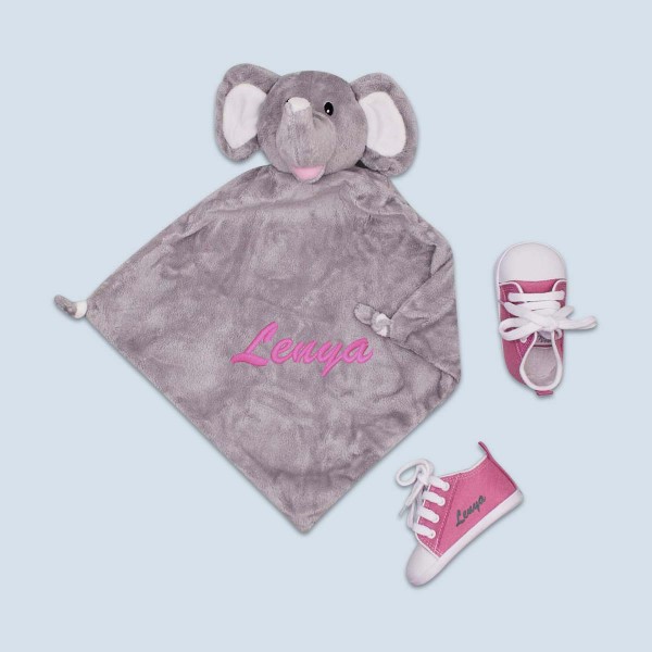Schmusetuch & Babyschuhe, Elefant, 1