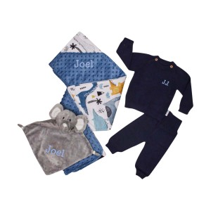 Baby Geschenkset With Love, Elefant Blau Baby Geschenkset With Love, Elefant Blau